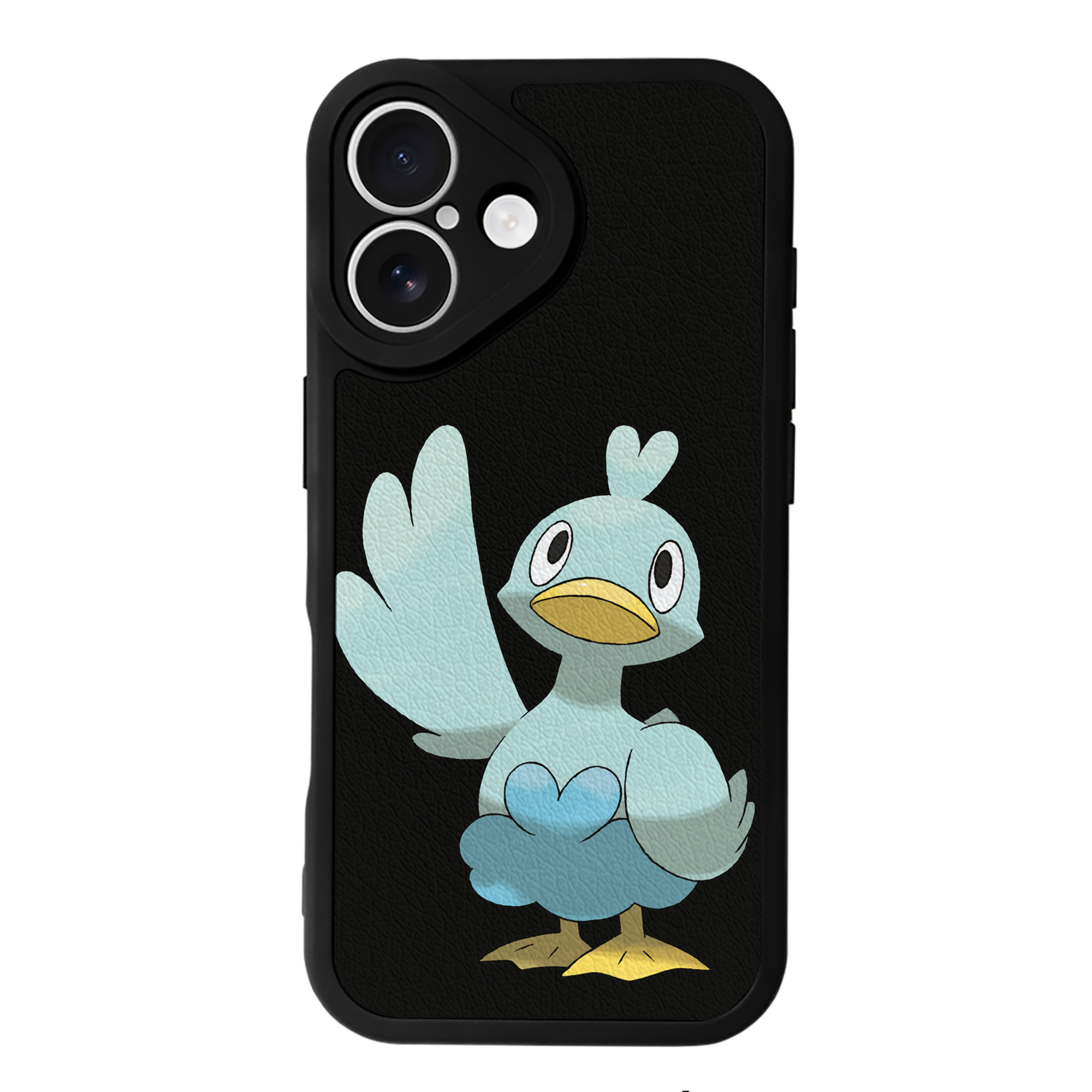 （画像用） ポケットモンスター Pokémon 【iPhone 16シリーズ対応】シリコンスマホケース（レザー調） 材質：シリコン